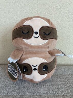 TeeTurtle Sloth Reversible Plushie NWT